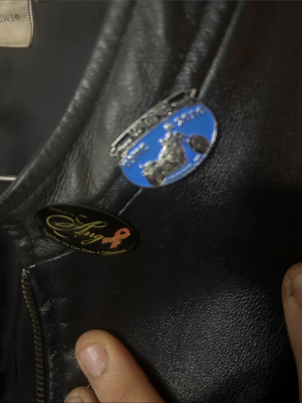 Newport News Black Leather Sleeveless Vest - Picture 3 of 5